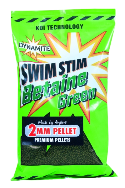 Swim Stim Carp Pellets 2mm Betaine Green